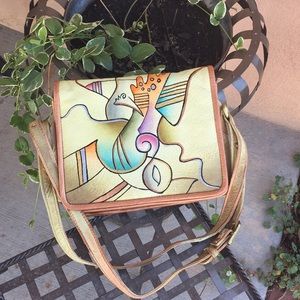 Hand painted Magnifique small purse